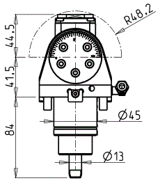 DOOSAN - BMT45 - Angetriebenen Werkzeughalter winkelverstellbares ±90°                                                                             
