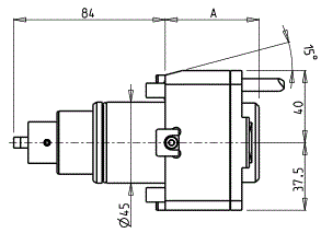 DOOSAN - BMT45 - Angetriebenen Werkzeughalter radial         
