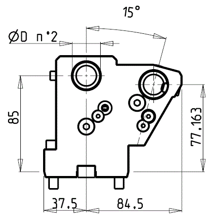 DOOSAN - BMT45 - Statisch Werkzeughalter Bohrhalter doppelt   

