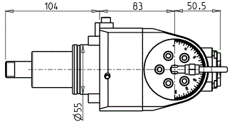 DOOSAN - BMT55 - Angetriebenen Werkzeughalter winkelverstellbares ±90°                                                                                   
