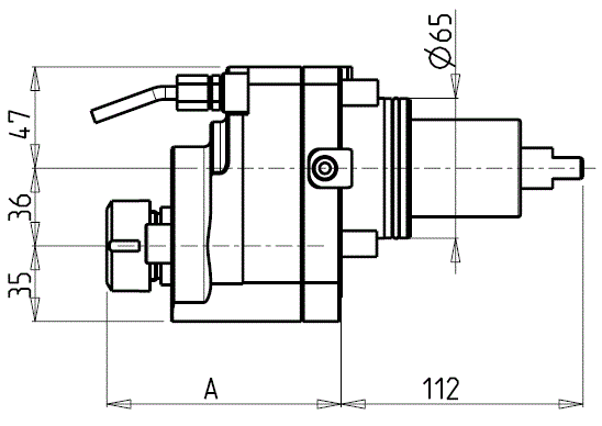 DOOSAN - BMT65 - Angetriebenen Werkzeughalter radial hinausgeschoben beschleunigt 1:2                                                                                                
