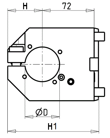DOOSAN - BMT65 - Statisch Werkzeughalter Bohrhalter 
