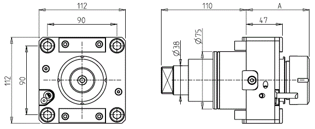 DOOSAN - BMT75 - Angetriebenen Werkzeughalter radial                
