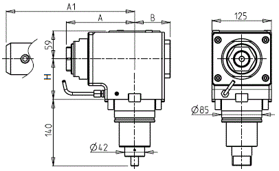 DOOSAN - BMT85 - Angetriebenen Werkzeughalter axial                  
